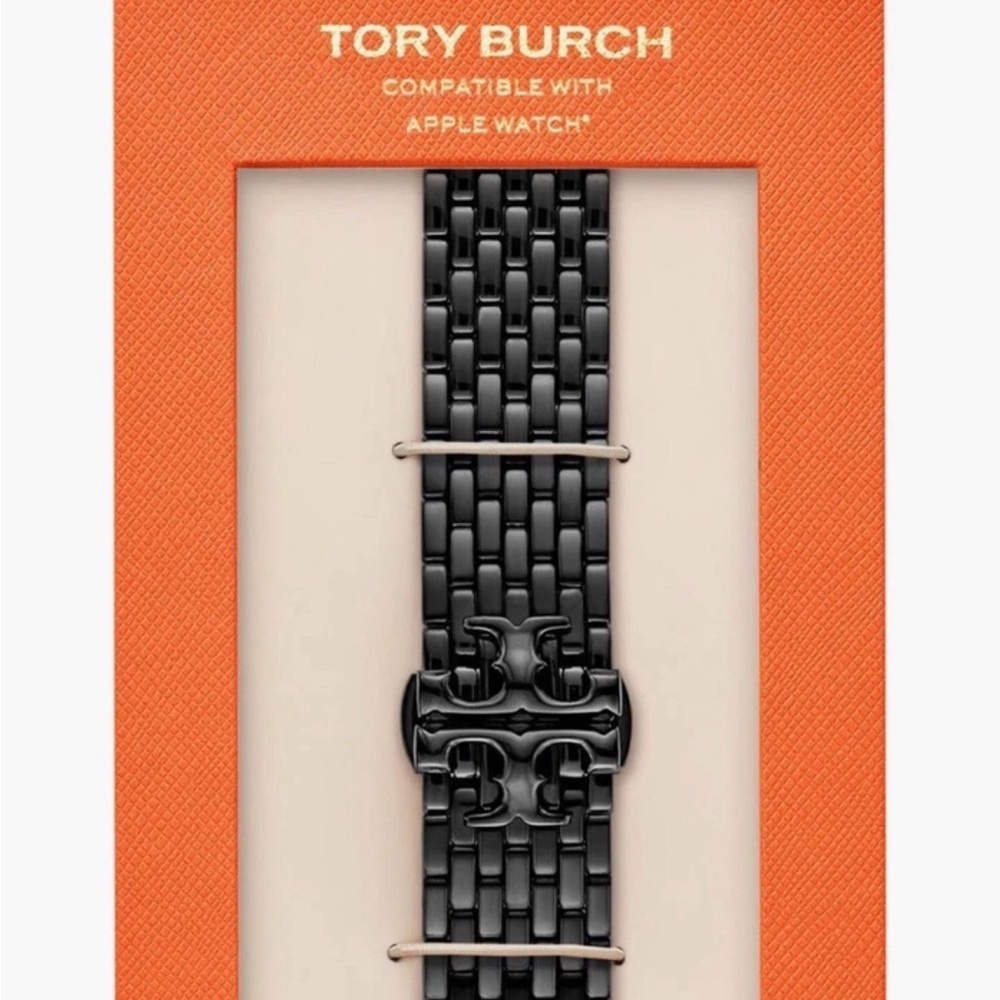 Tory Burch Eleanor Black Stainless Apple Watch
Bracelet TBSO115E 38mm -
45mm